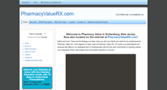 Desktop Screenshot of pharmacyvaluerx.com